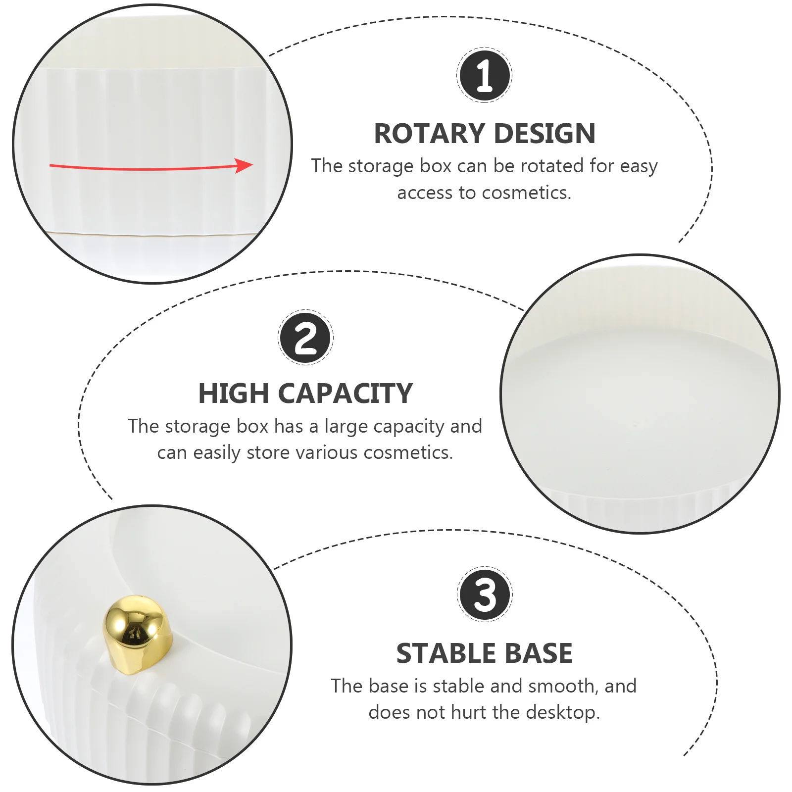 

Storage Box For Lipstick Makeup Tools Organizer Desktop Container Dressing Table Sundries Holder Skin Care