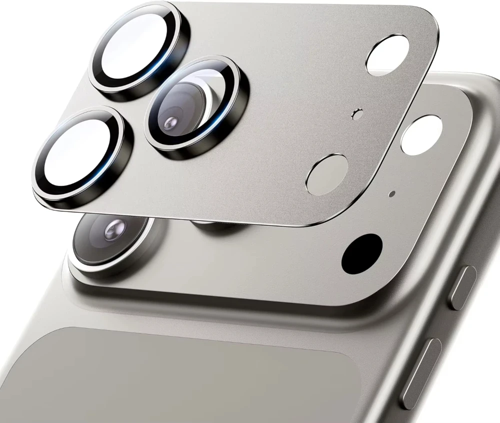 NNBILI Für iPhone 17 18 Pro Max Kameraobjektivschutz Starke Haftung Metall Gehärtetes Glas Kamera-Bildschirm Vollschutzabdeckung
