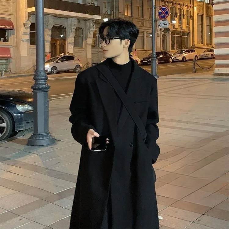 

Wool Blend Overcoat Mans Paper Bag Waist Cut Gathered Shirred Puckered Crimped Crinkled Creased Wrinkled Folded Pleated Ridged