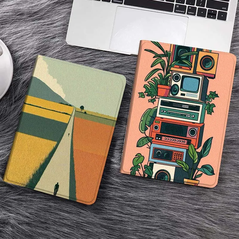 

Lonely Road Field Walk Gift Tablet Case For Samsung Tab Galaxy S6 S11 A A7 A8 A9 A11 10.1 10.4 10.5 Plus Lite