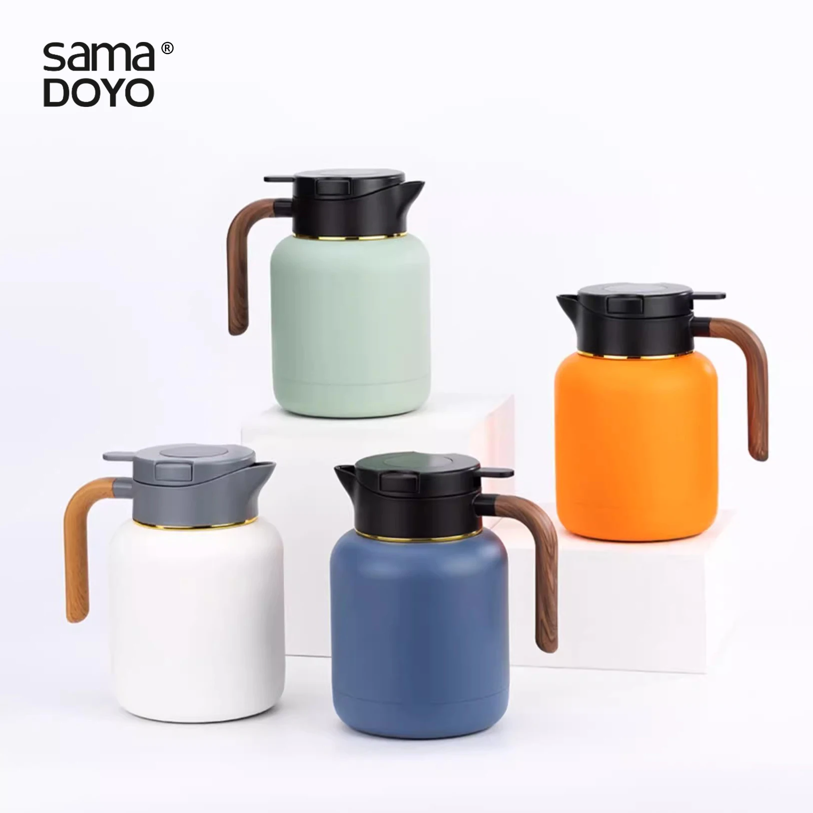 Samadoyo-1500ml titanium inner pot insulated teapot, tea pot with titanium filter, super strong insulation performance