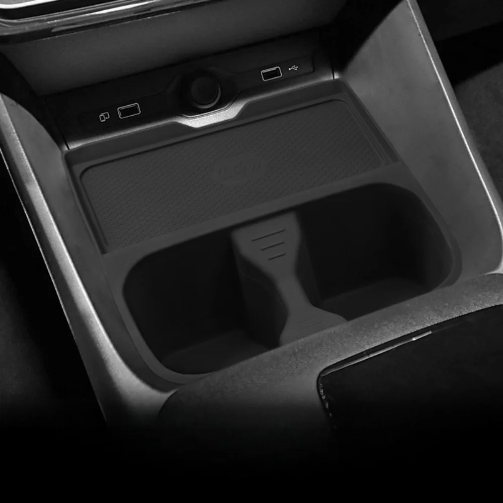 

Water Cup Holder Storage Tray Organizer With Non-slip Mat Central Console Protective Pad Car Accessoriesfor MG3 MG 3 2023-2025