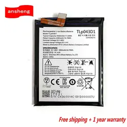 3.85V 4500mAh TLp043D1 TLP043D7 Battery For Alcatel TCL 10 Plus 10+ T782H TCL 20 Pro 5G/10 Pro T799H T799B Mobile Phone