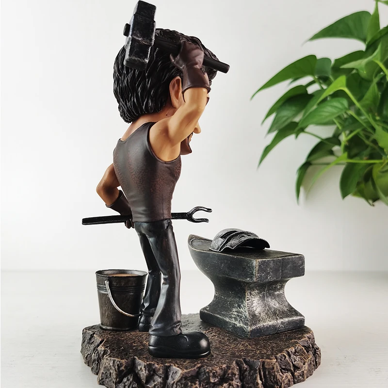 Figura de Iron Man de 17cm, versión Q, figuras de Anime de Iron Man, estatua de Pvc, modelo de colección de muñecos, adorno de escritorio, regalos de cumpleaños para niños