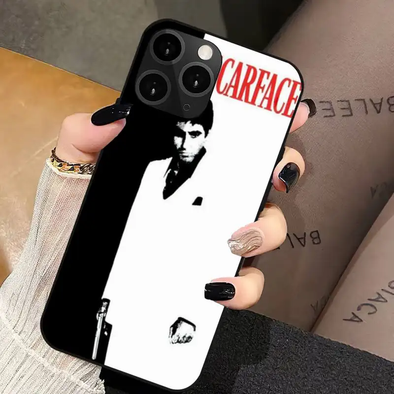 Film Scarface Phone Case For iPhone 16 12 Mini 13 14 15 PRO MAX Plus Shell