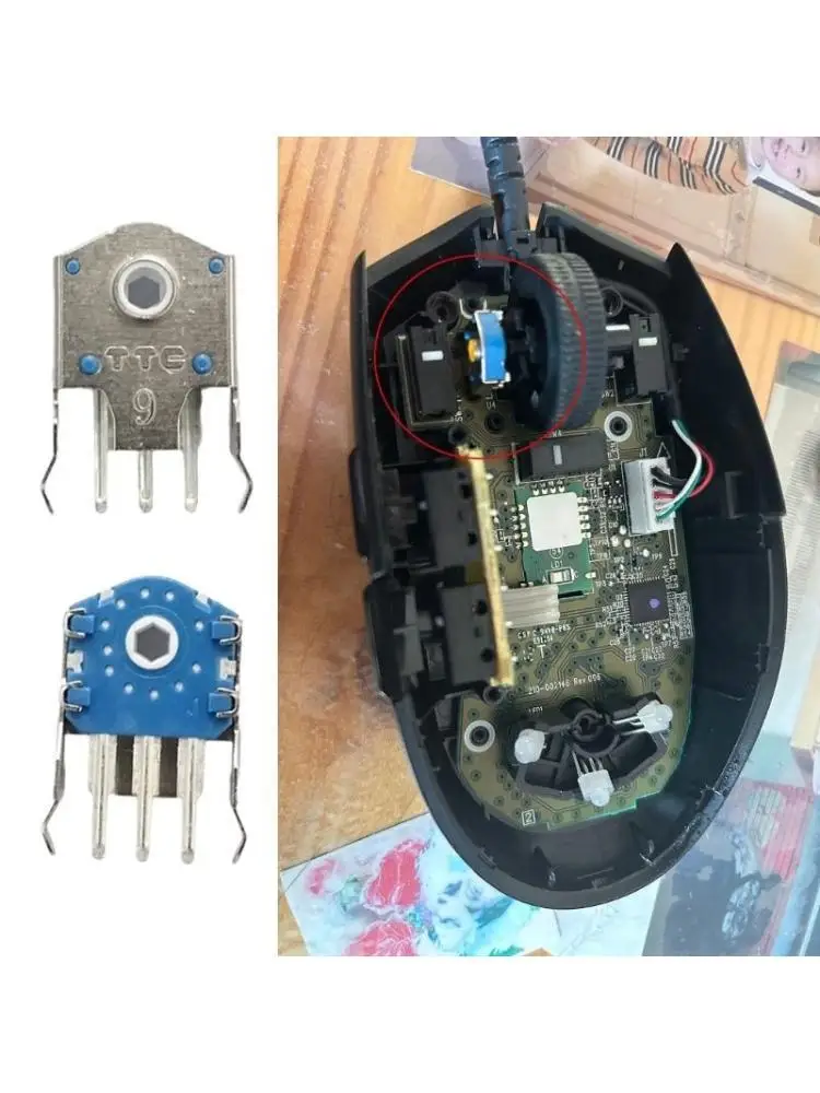 

31BA пылезащитные серебряные колесные кодеры 8 мм, 9 мм, 10 мм, 11 мм, декодеры для вращающейся мыши, более твердые высокая