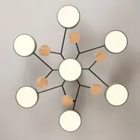 LED Chandelier with 3 Different Colors Suitable for Living Room Bedroom Hotel apartment Study Home Decoration Indoor Lighting 4