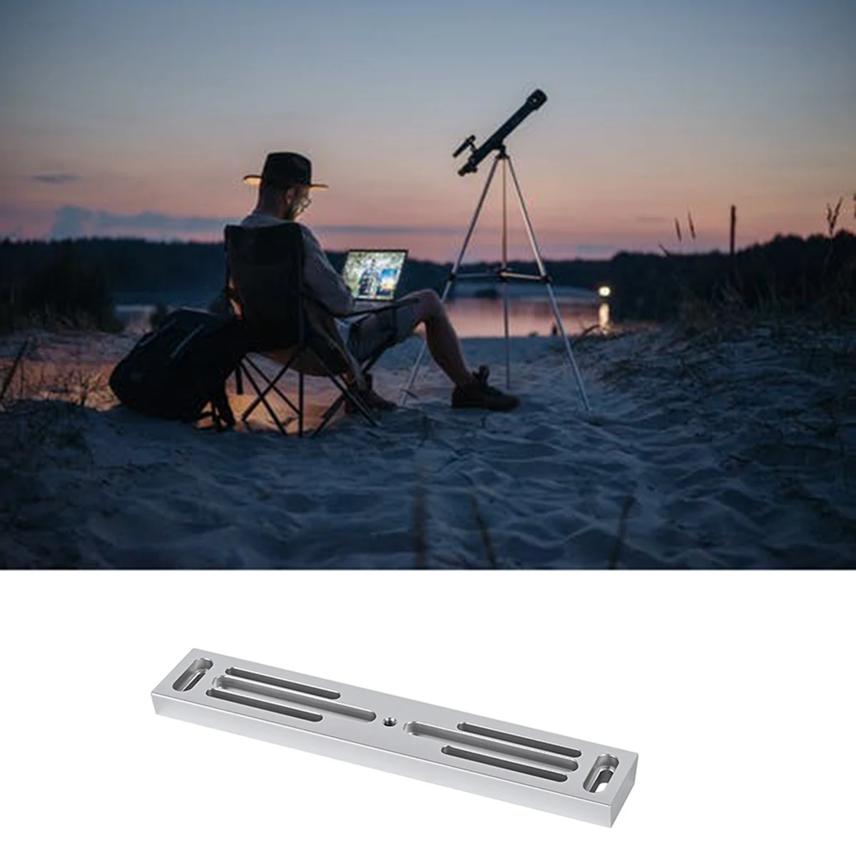 【en-stock】plaque-de-montage-pour-telescope-dovetail-228mm-9-pouces-pour-trepied-equatorial-version-longue-pour-astronomie-binoculaire-monoculaire