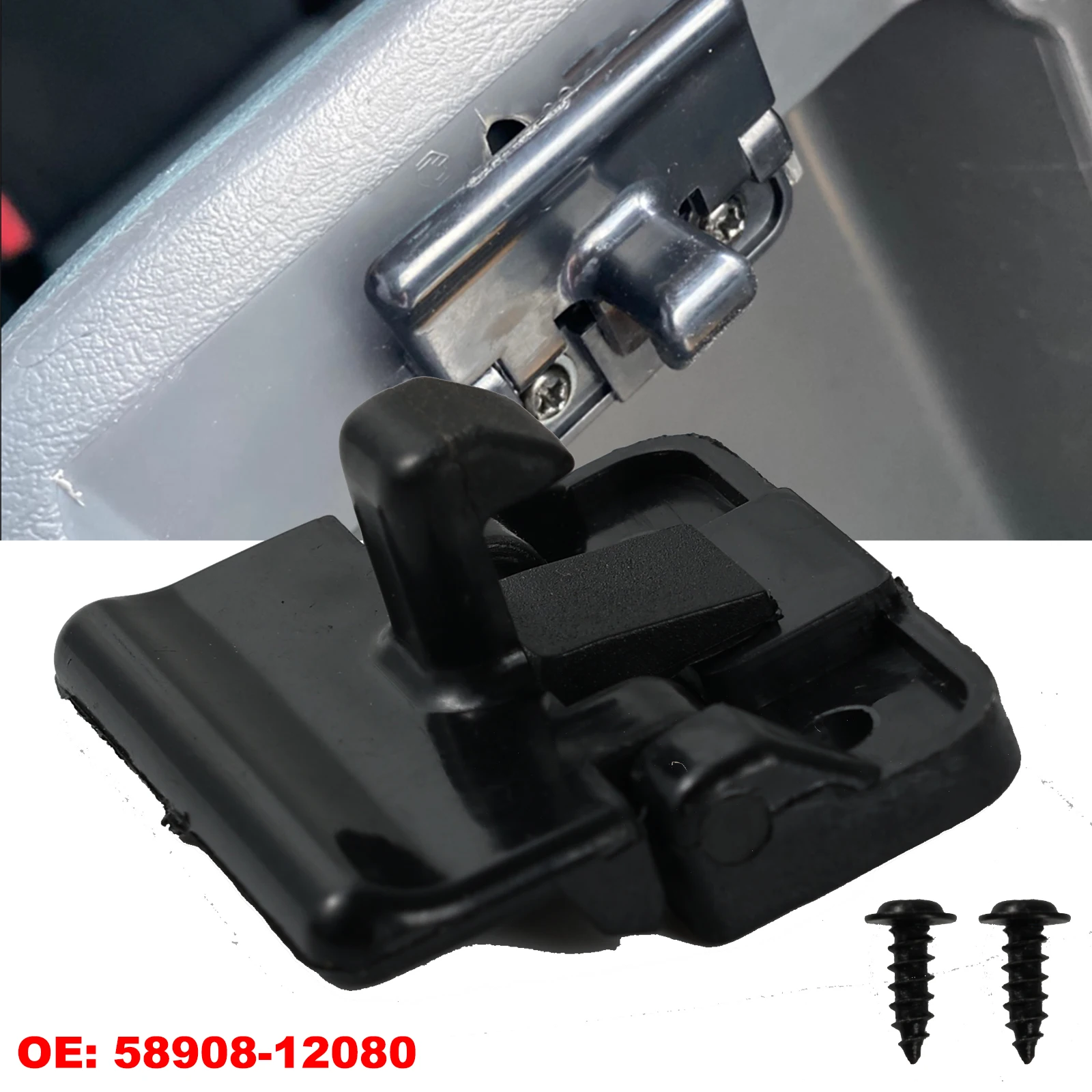 Car Arm Rest Lid Latch Clip Lock Center Console For Toyota 4Runner Avalon Camry Corolla Rav4 Prius Yaris Lexus ES330 58908-12080