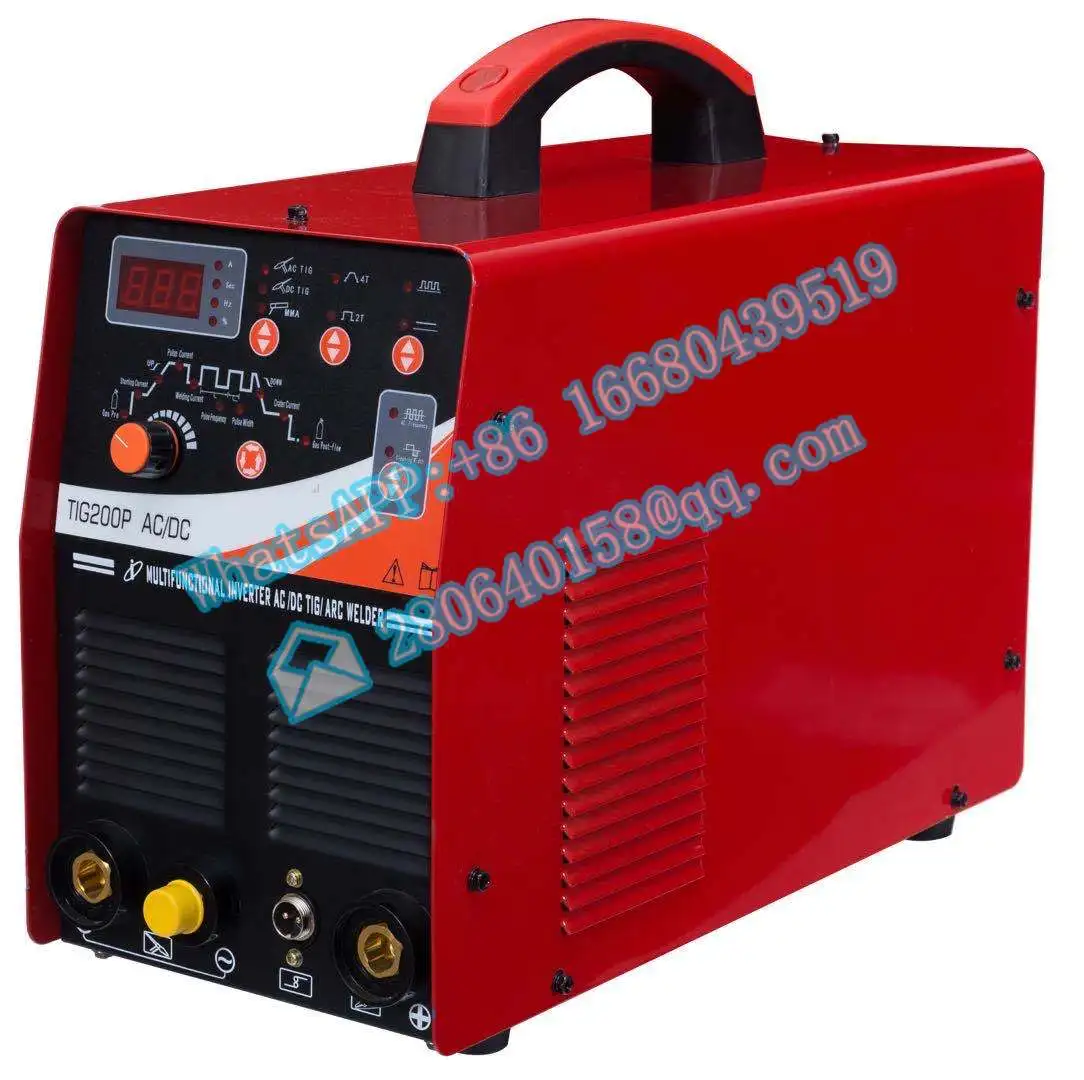 

IGBT Inverter DC Pulse TIG Welder MMA ARC Welding Machine for Aluminium Stainless Steel Single Phase AC 220V 200 Amp Carbon Max