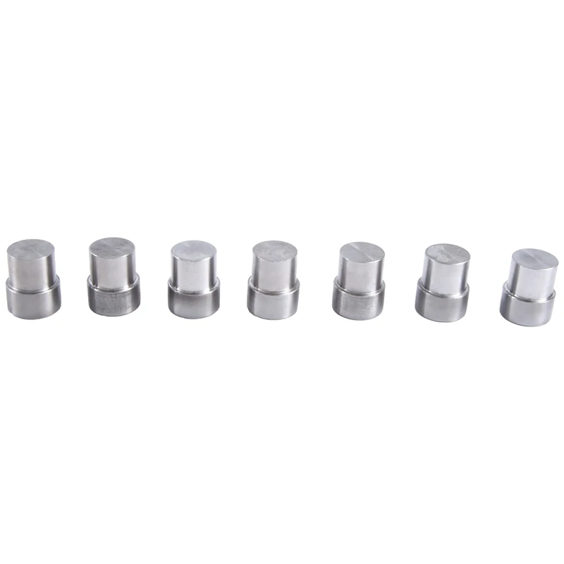 Double Cap Rivets Dies Mould Tool For Hand Press Machine Size 5Mm 6Mm 7Mm 8Mm 9Mm 10Mm 12Mm DIY Craft Supplies Metal 7Sets