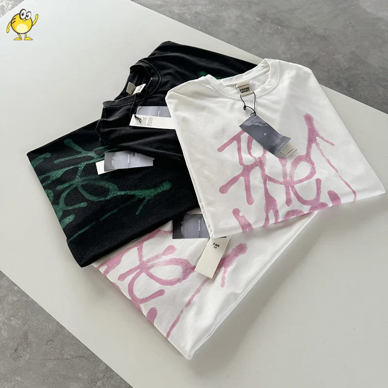 

2024ss FAR ARCHIVE T-shirt Men Woman Summer Oversize Fashion Streetwear Letter Graffiti Cotton Short Sleeve