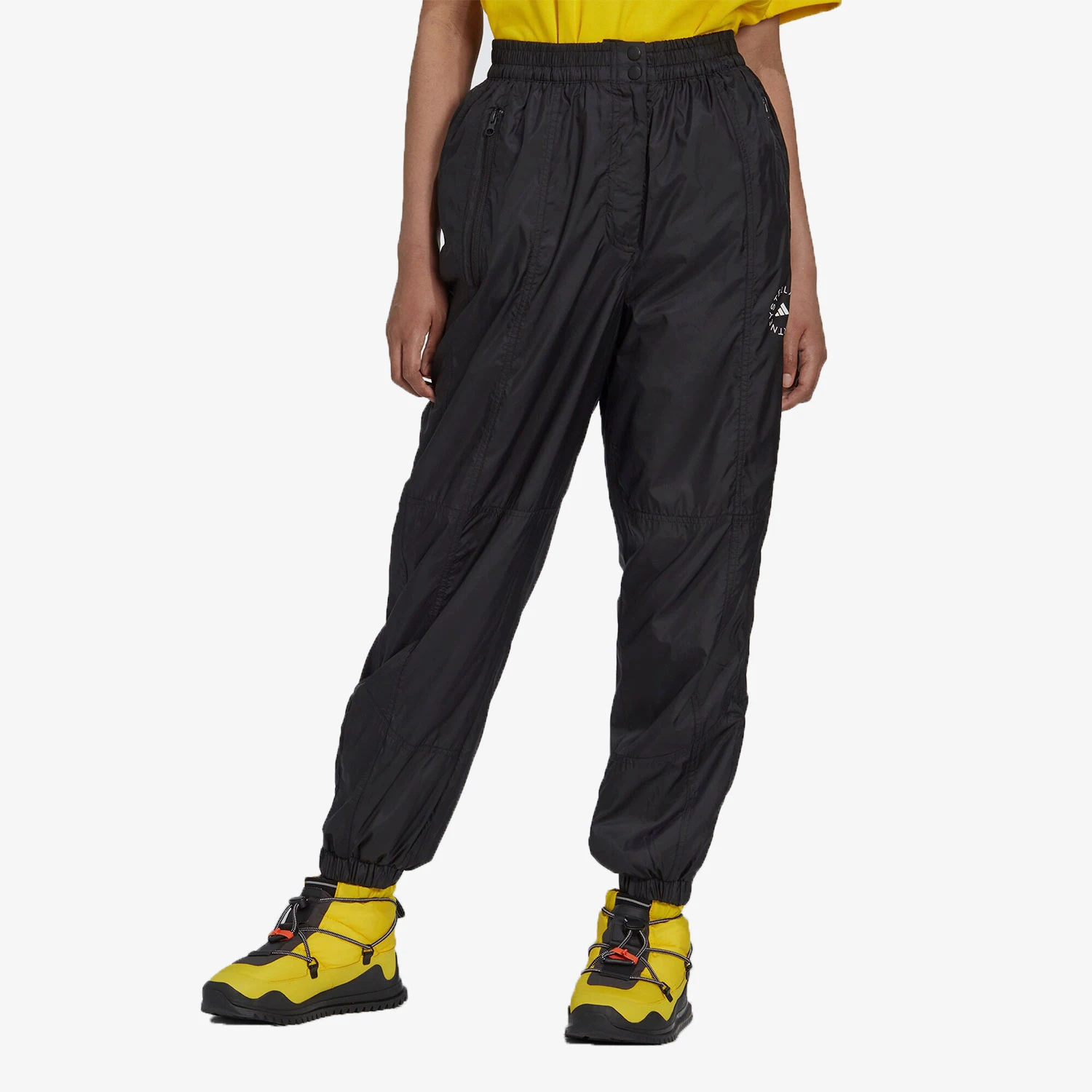 

Женские тканые ветрозащитные спортивные брюки свободного покроя Adidas Originals SMC Collaboration HG2002