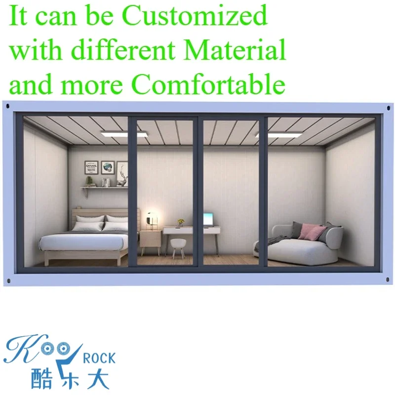 

Quick-Assembly Mobile HomePrefab Modular Container House,, Customizable Structure Interior Decoration and Various Materials