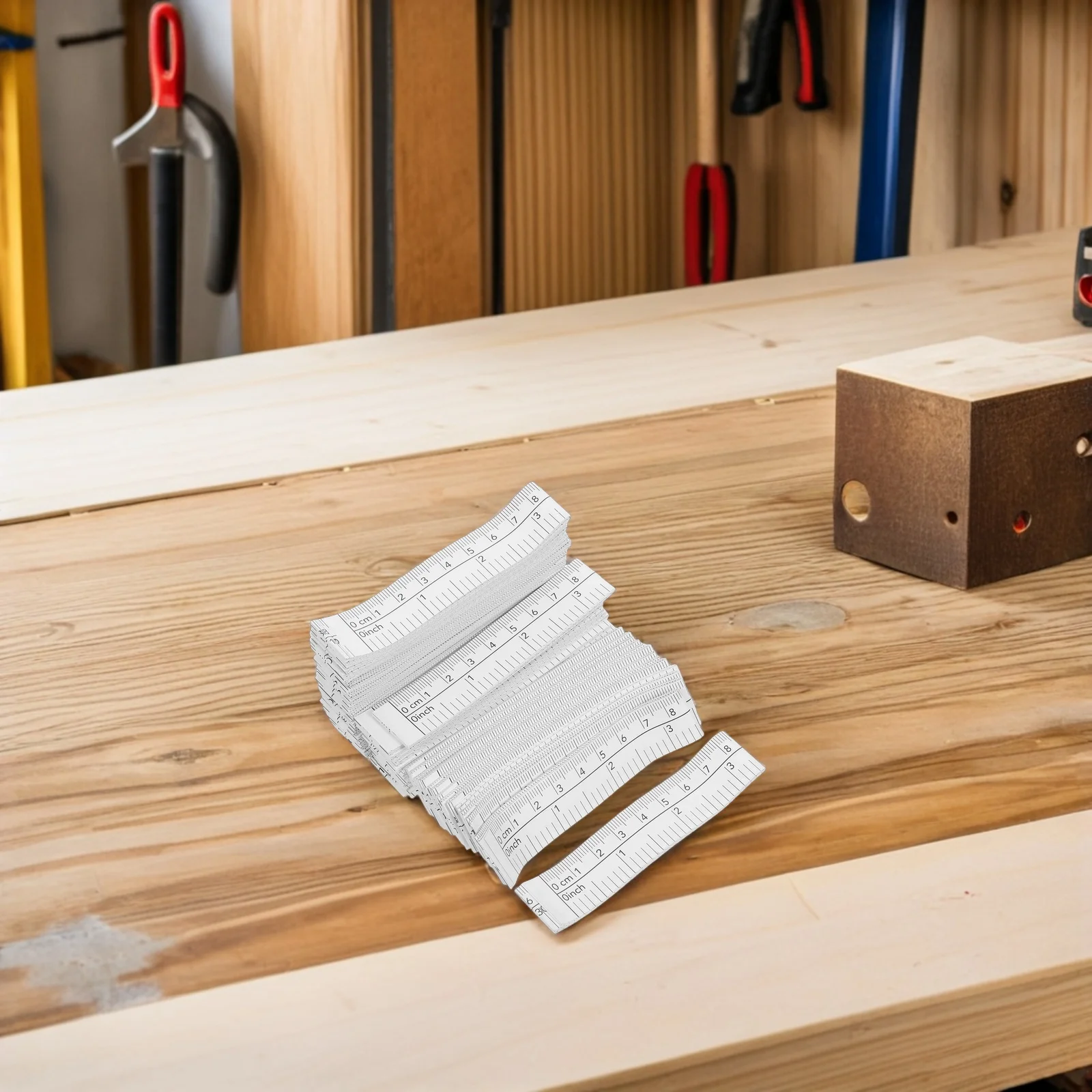 

100Pcs 15m Dual Sided Paper Measuring Tape Lightweight Portable for Body Tailor Crafting Measuring Ruler Tapes