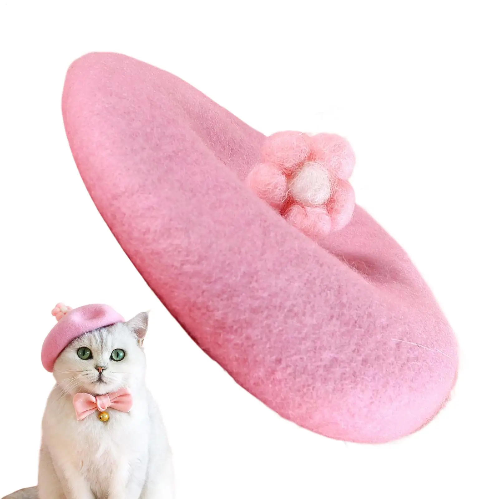 Boina para perro, boina para mascota, sombrero para perro y gato, 5 a 15Kg, razas pequeñas, animales, sombreros ajustables para gatito, cachorro, disfraz de vacaciones, Acción de Gracias