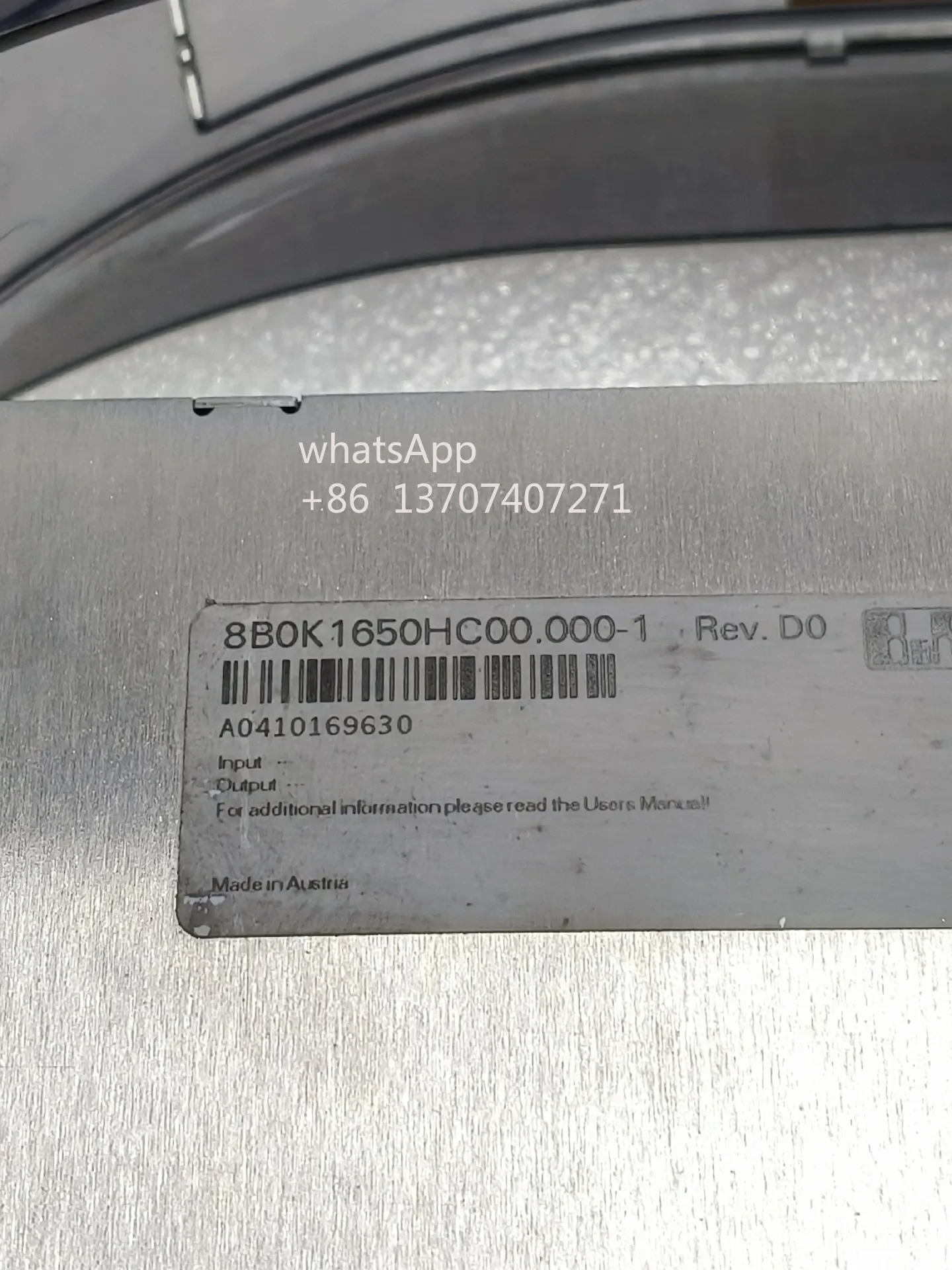 8B0K1650HC00.000-1 Сервопривод для B&R