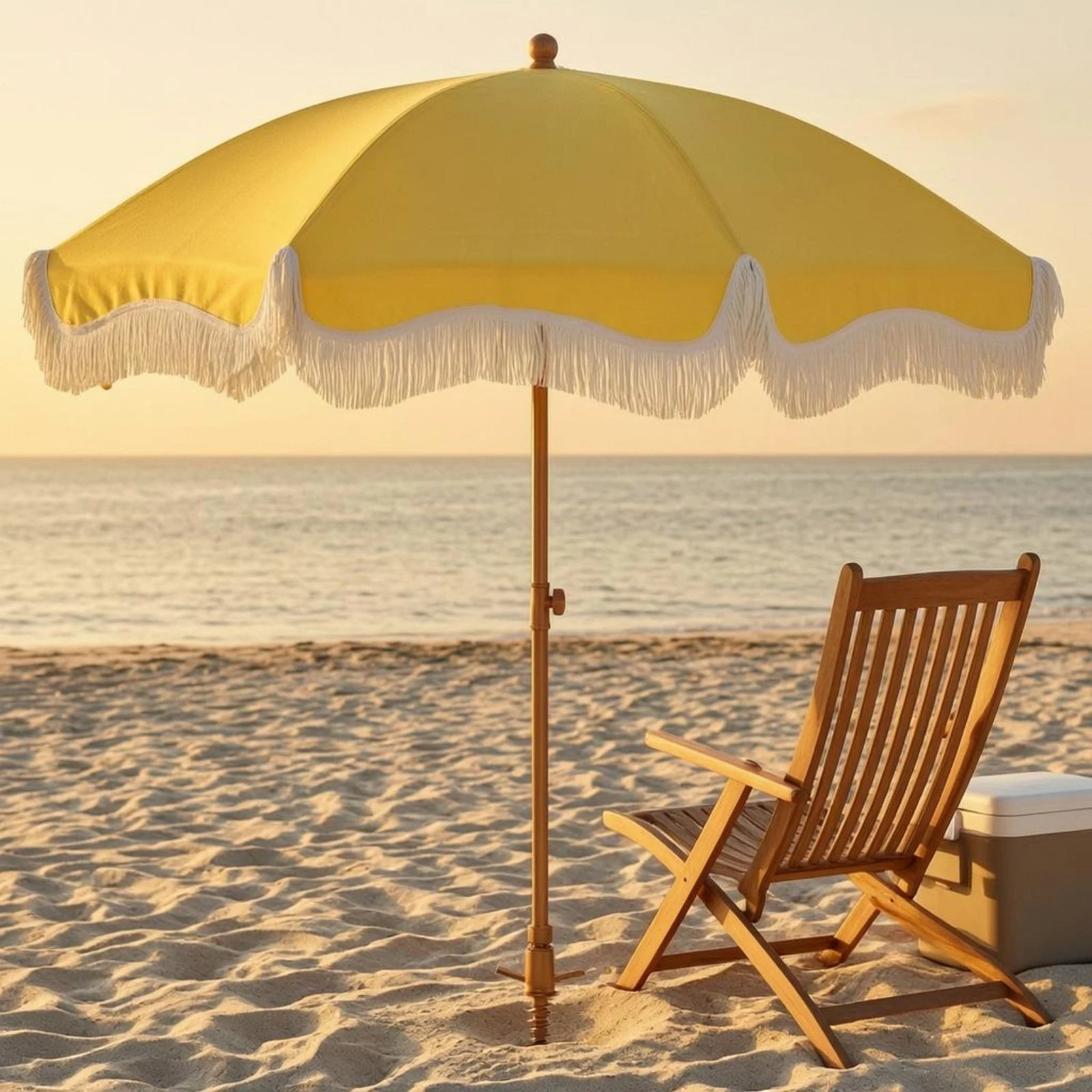 Fringed Sun Umbrella Pointed B - Outdoor Furniture Umbrella 评论和价格