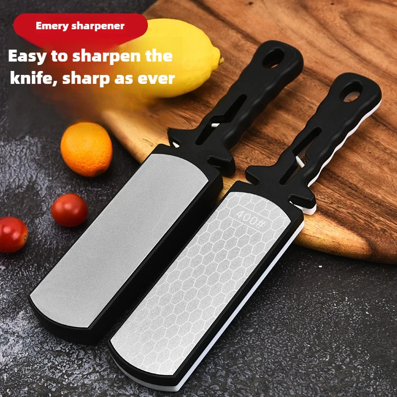 1PC Double-sided Diamond Sharpening Tool, Kitchen Knife Scissors Tool, Capable of Cutting 400 Mesh and 1000 Mesh.