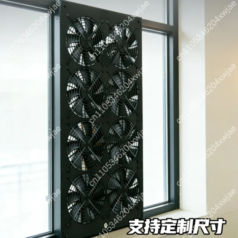 6 Inch Window Exhaust Fan No Drill Installation Universal Ventilation Fan Adjustable Speed