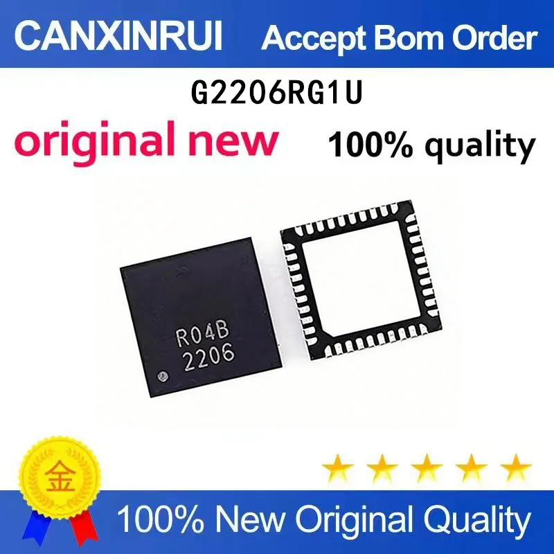 

(5-100 Pieces) Brand new original G2206RG1U G2206 silk screen 2206 QFN-40 spot chip