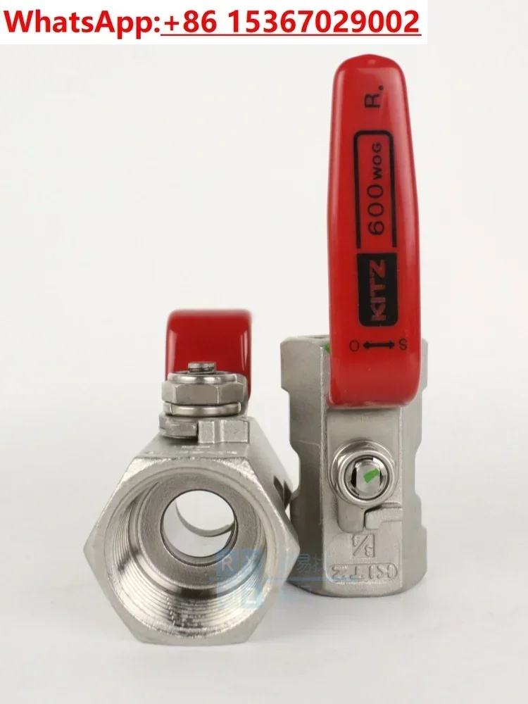 

KITZ Kaizi 304 Beizawa stainless steel ball valve UTK internal thread thread buckle ball core valve steam