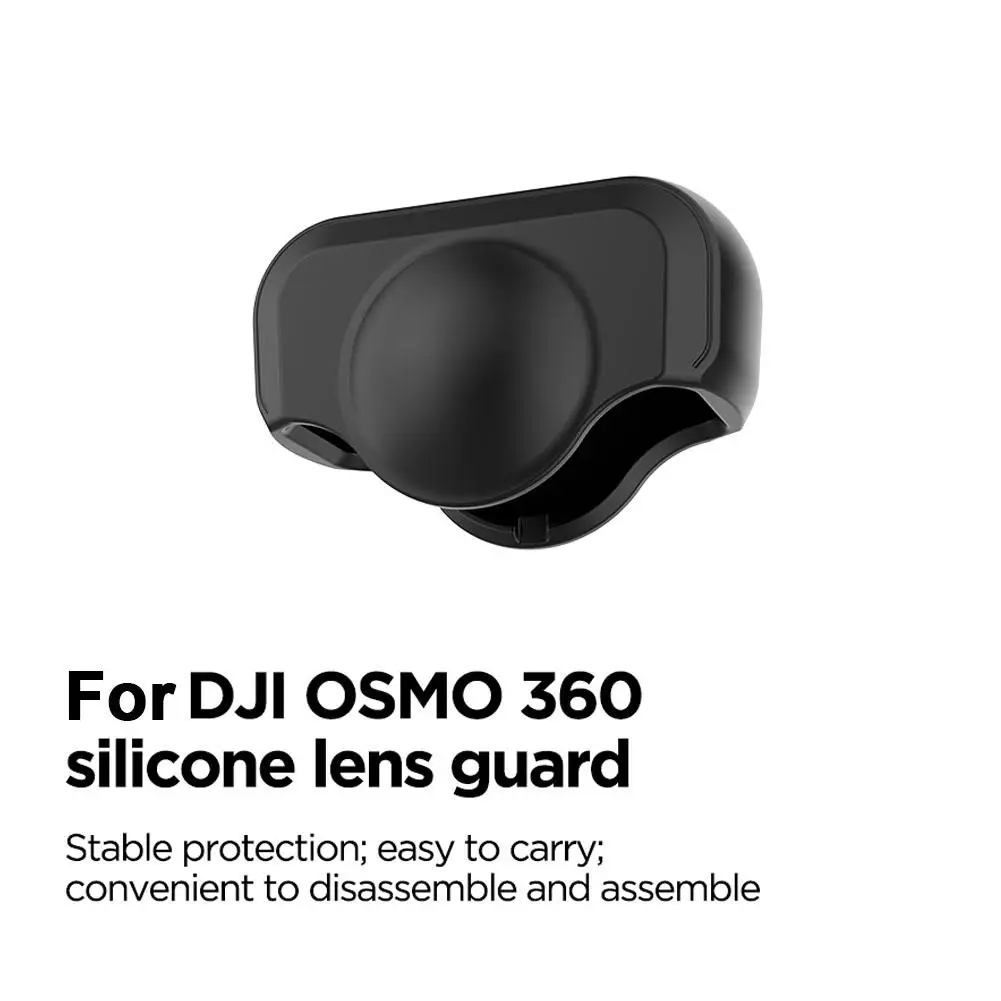 For DJl Osmo 360 Lens Silicone Case Anti-dust Anti-scratch Water-proof Protector Cover Action Camera Accessories