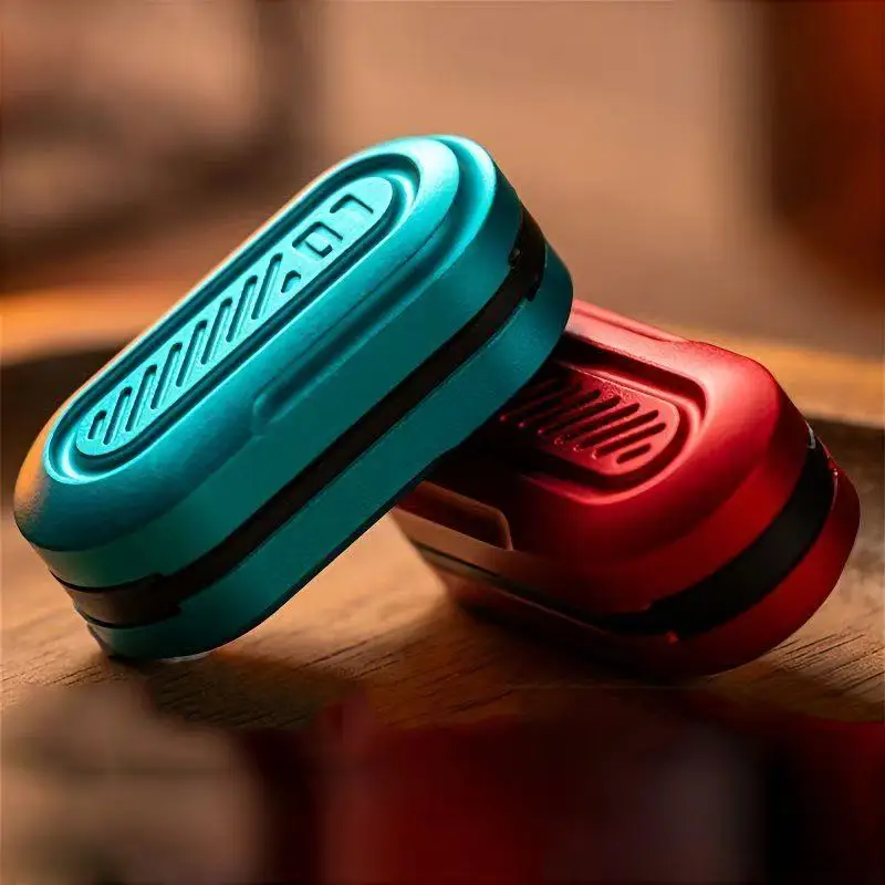 Metal Fidget Slider Push Card EDC Stress Relief Toy Portable Magnetic Fidget Clicker Anti-anxiety ADHD Fidget Toys For Adult Gif