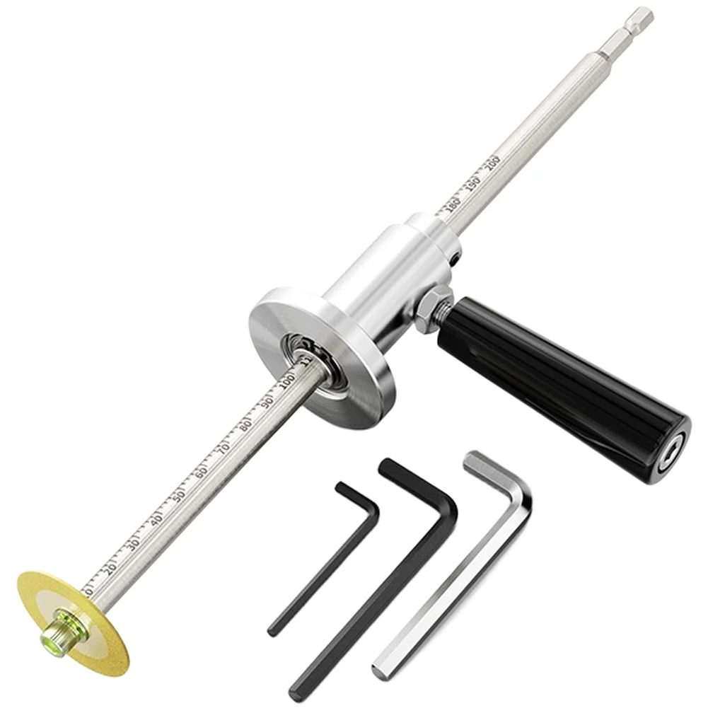 Adjustable Pipe Cutter Tool for PVC For Plumbing Installation 0 to 200mm Length Scale Integrated Dual Bearing Design