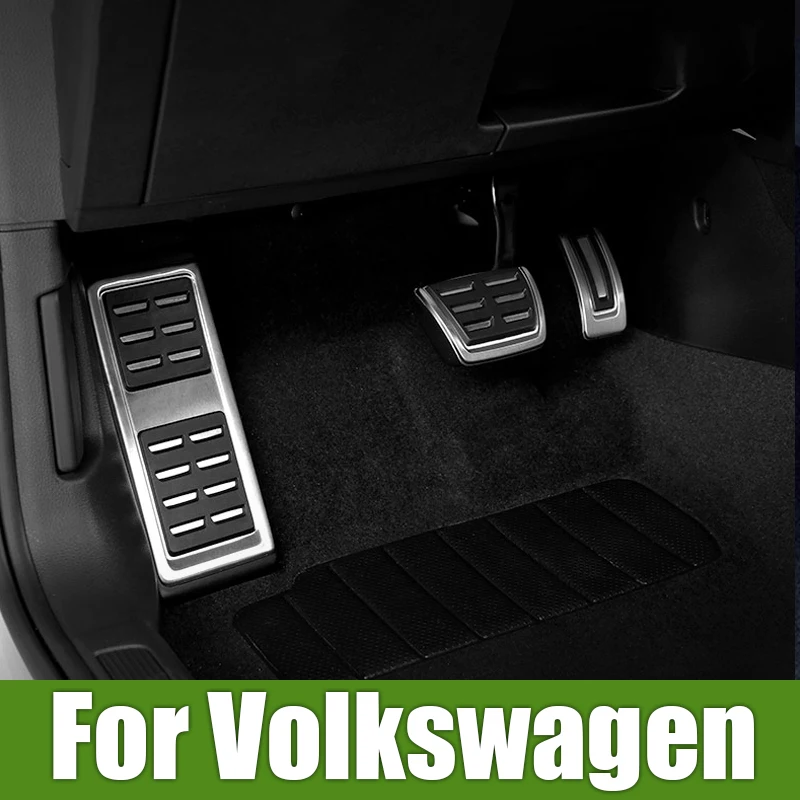 

For Volkswagen VW Golf 7 POLO 6R Tiguan 2 Seat Leon FR MK3 Skoda Octavia 3 A7 Car Fuel Foot Accelerator Pedal Brake Pedal Cover