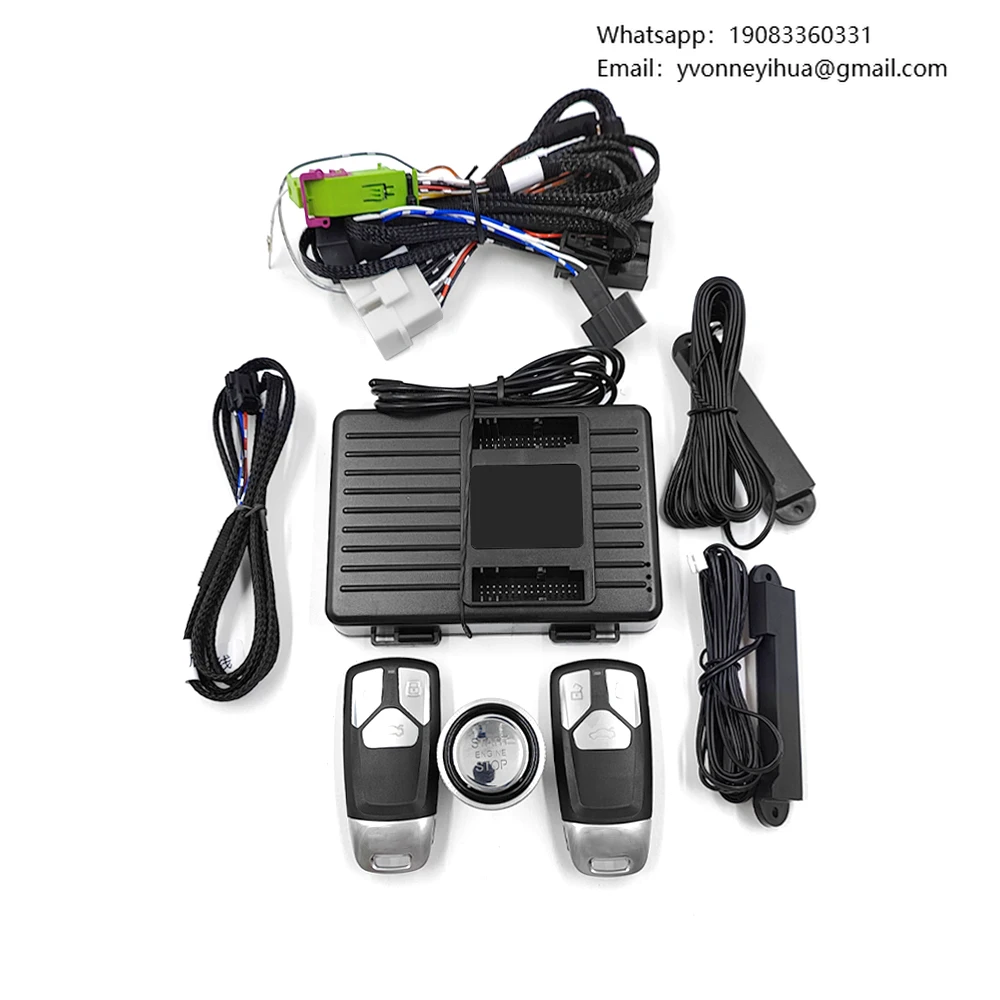 

Chidengde For Audi A6 Q7 Upgrade Push Start Remote Start Push Start System Car Accessories Auto Electronics Keyless Entry