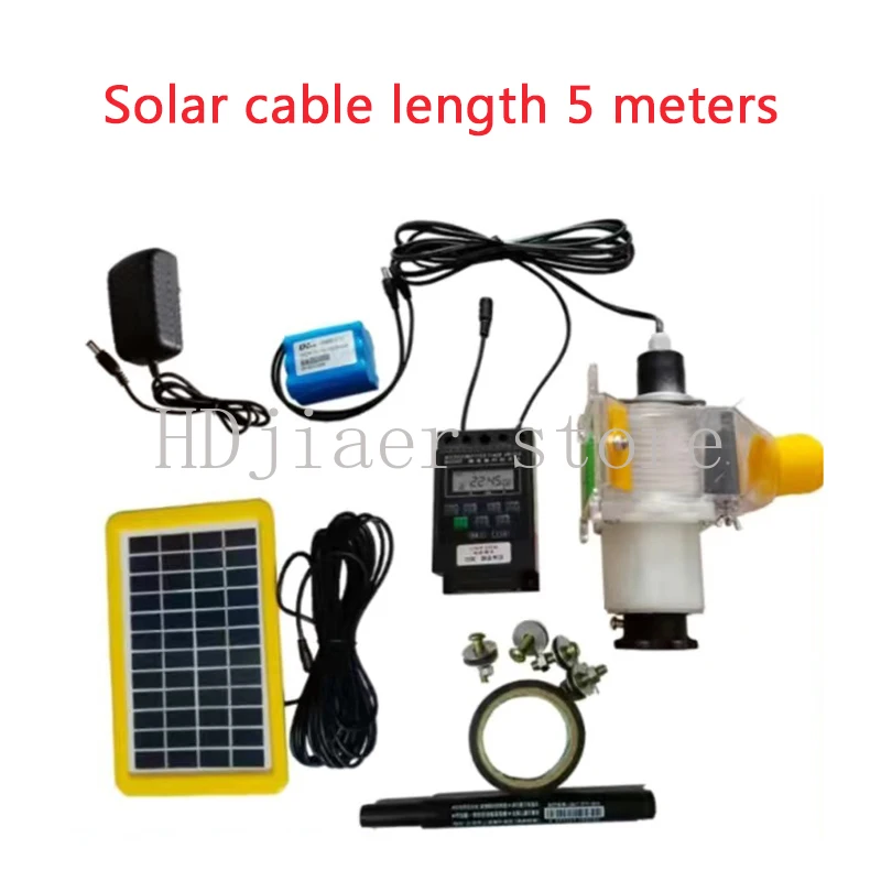 

Chicken Duck Goose Breeding Artifact – Fully Automatic Solar Timing Feeder with Remote Control