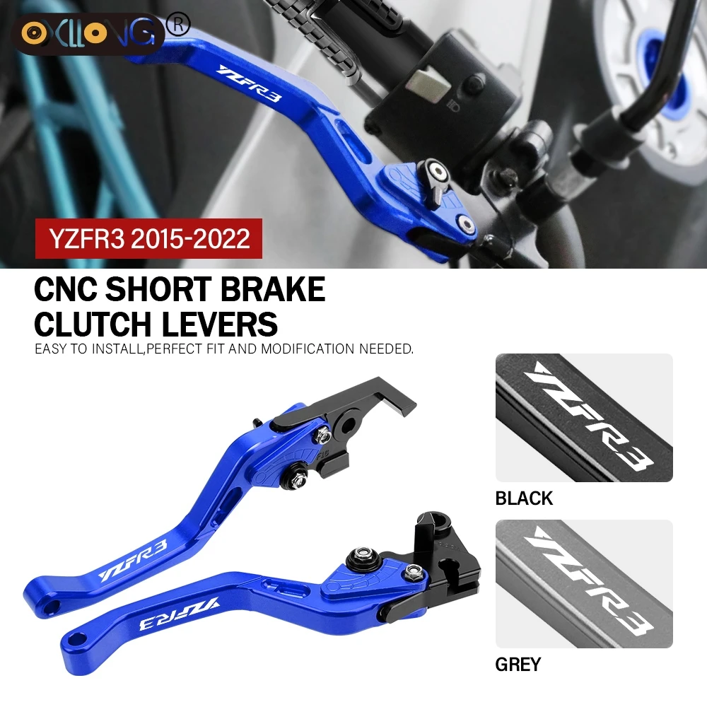 

CNC Motorcycle Short Brake Clutch Levers Accessories For YAMAHA YZFR3 YZF R3 2015 2016 2017 2018 2019 2020 2021 2022 YZF R3