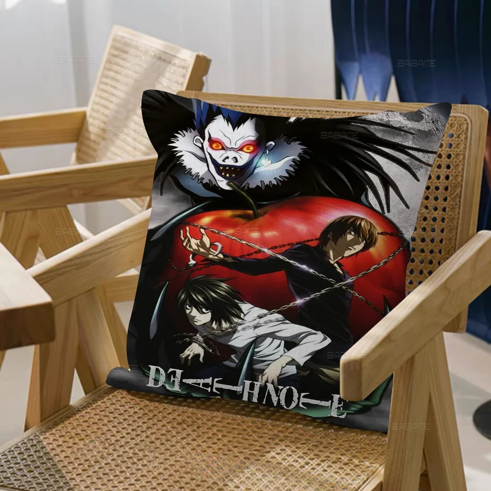 Anime Death Note DN L Cushion Cover 30x50 Polyester Sofa Cushions Decorative Throw Pillows Home Decoration Pillowcover