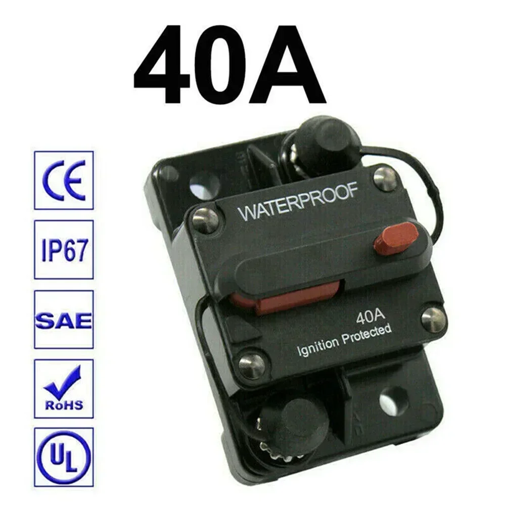 Waterproof Car Circuit Breaker Fuse Reset 30-300 Amp 12V-24V DC Car Boat Auto Herramientas Taladros Multimeter Ferramentas