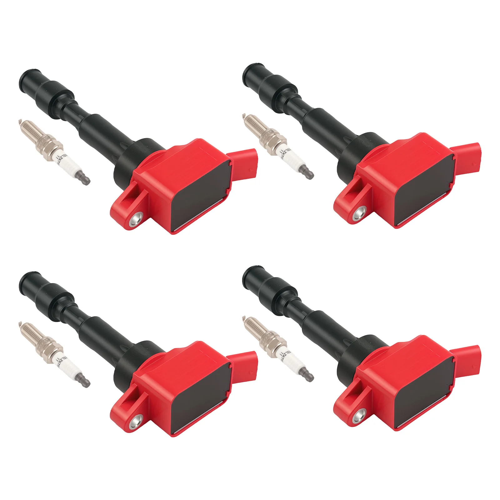 

4X Ignition Coils & Spark Plugs for Kia Forte 2018 Sedan 2.0L 273002E601