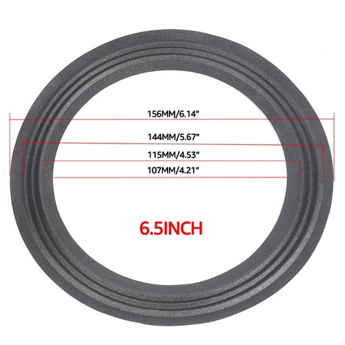 Imagen 2 del producto Kit de reparación de anillos de borde envolvente de espuma de altavoz 066A, 2 paquetes de goma de reparación de 6,5 ''/8''/10 ''/12''/15''