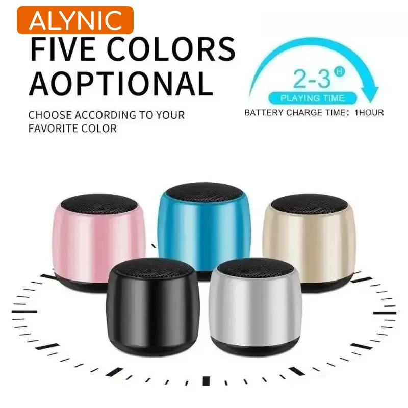 ALYNIC M1 Portable Bluetooth Speaker Music Stereo Surround Mini USB Outdoor Subwoofer Speaker Audio Player Speaker Microphone