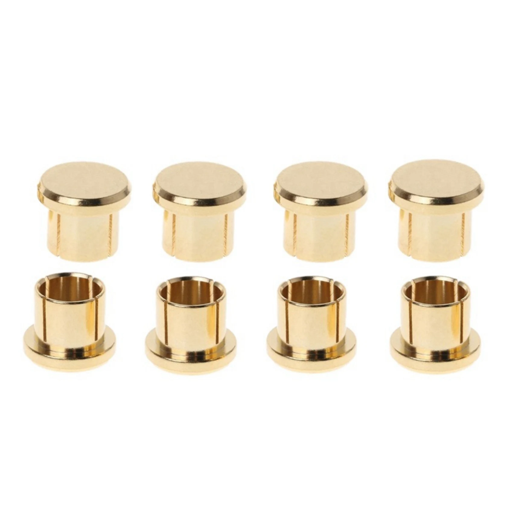 24Pcs Gold Plated Protection Cap Short Circuit Socket Phono Connector Shielding Socket Protect Cover,Gold