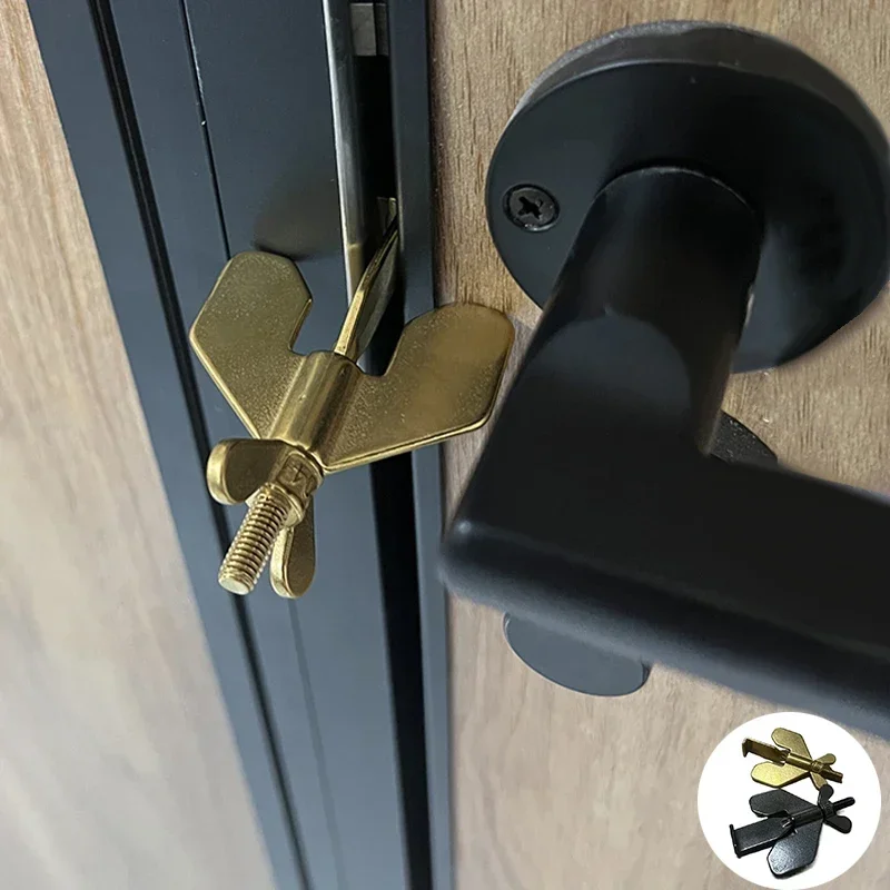 Fashion Portable Hotel Door Stopper on Sale Self-Defense Stop Travel Anti-theft Lock Safety Home Improvement