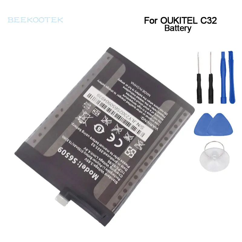 

New Original OUKITEL S6509 C32 Battery Inner Built Cell Phone Battery Accessories For OUKITEL C32 Smart Phone