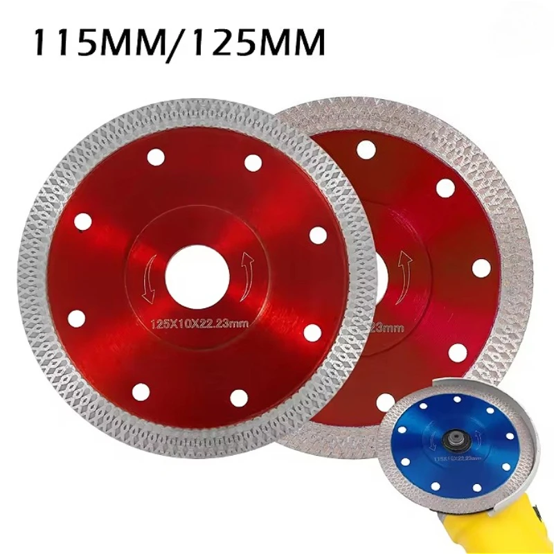 115mm /125mm disque de coupe de carrelage en porcelaine disque de diamant lame de roue perceuse scie d'angle disque de coupe circulaire lames de scie outils de coupe