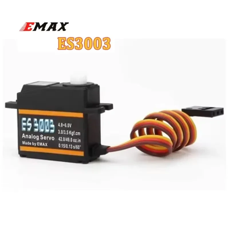 EMAX ES3003 пластиковый аналоговый сервопривод 17,5 г водонепроницаемый сервопривод с шестернями для радиоуправляемого автомобиля, вертолета, лодки, самолета, аксессуары