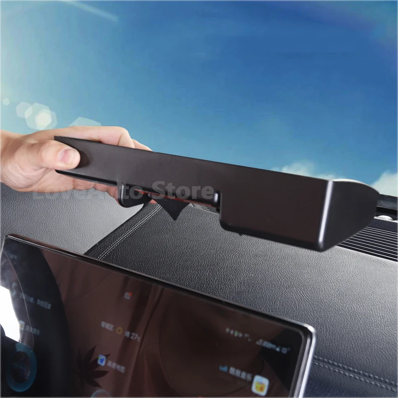 For BYD SONG Plus EV DMI 2022 2023 Car Navigation Screen Rear Storage Box Container Stowing Tidy Organizer Tissue Box