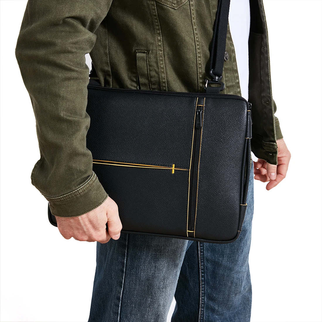 MCHENG-Multi-Funcional Laptop Sleeve, saco de transporte, Water-Resistant, Notebook, Tablet, pasta, 10 ",13",14 ",15.6"