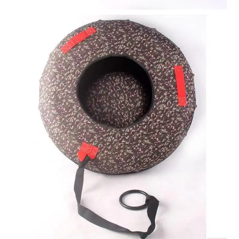 

100cm Lnflatable And Wear-resistant Rubber Bottom Skiing Ring For Adults And Children, Suitable For Two People
