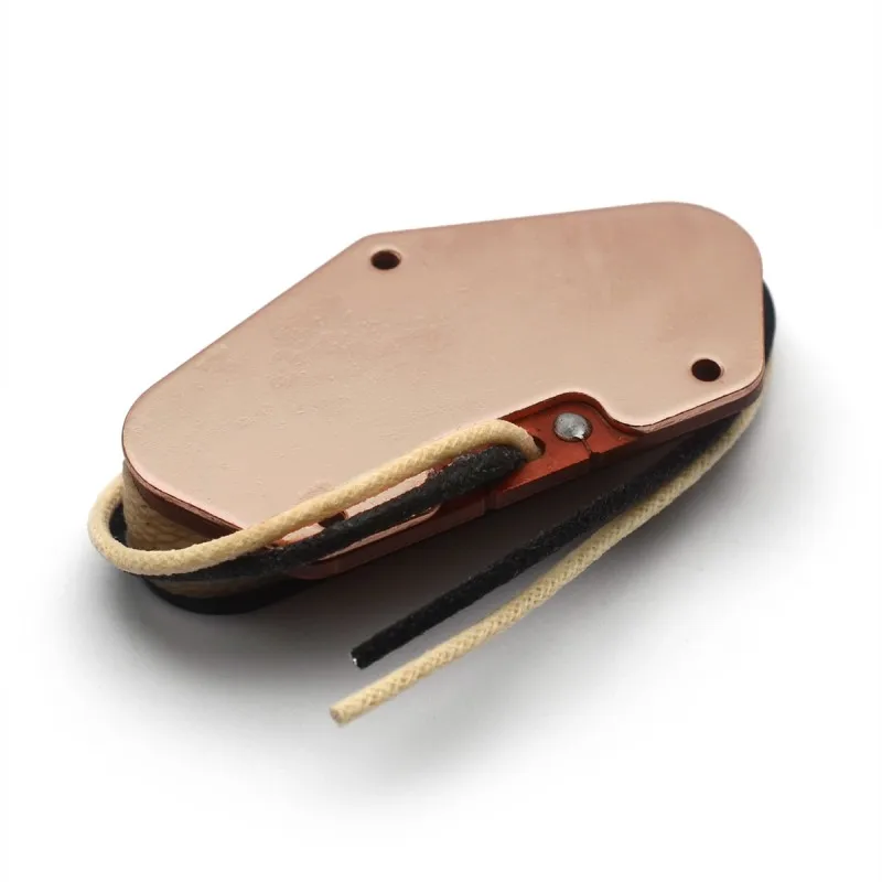 Guitar Pickup Alnico 5 TL Bridge Pickup with Red Fiber Bobbin 6.5K Vintage Tone for Electric Guitar