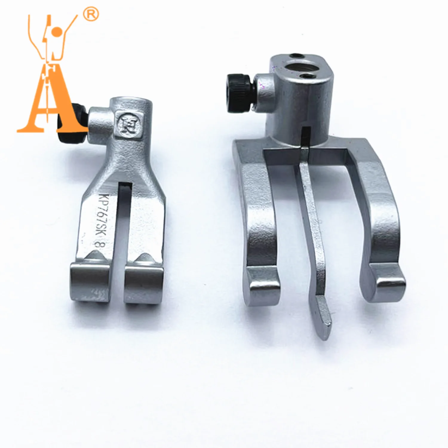 أجزاء ماكينة الخياطة Durkopp Adler Kp767sk دليل قطعة قدم الضغط في ماكينة الخياطة لـ 1767 868 ماكينة خياطة بإبرة مزدوجة فولاذ جديد #4