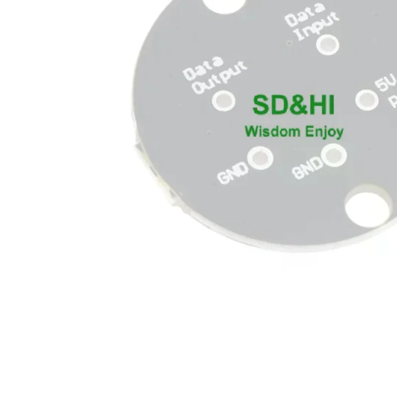 

WS2812 7Bit Round LED Circuit Board Integrated Driver Programmable For DIY Electronic Projects Makers