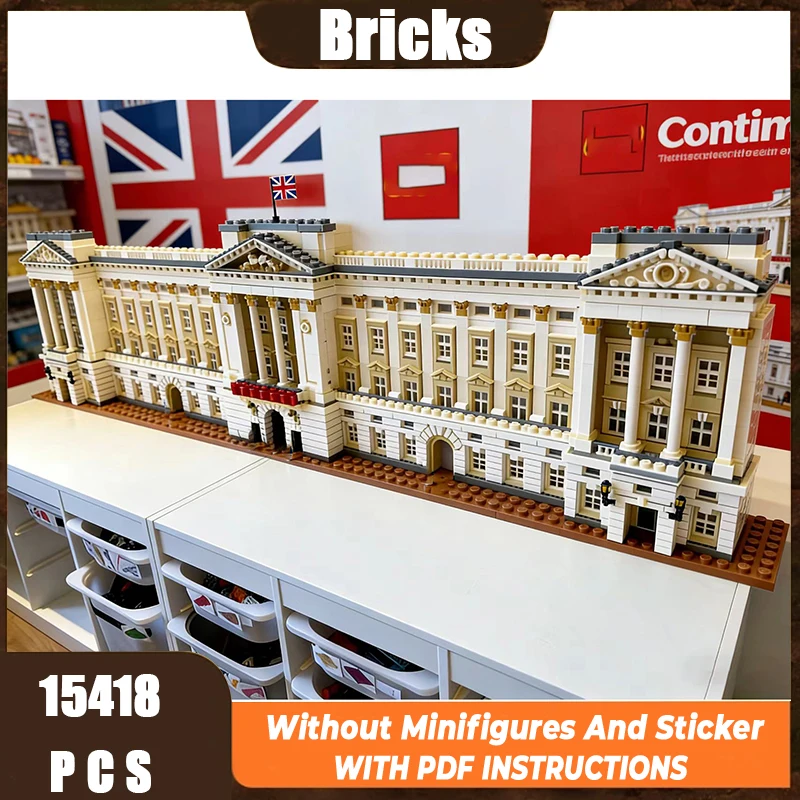 

Exquisite new product MOC building block model Buckingham Palace facade technology modular children's toy DIY assembly set